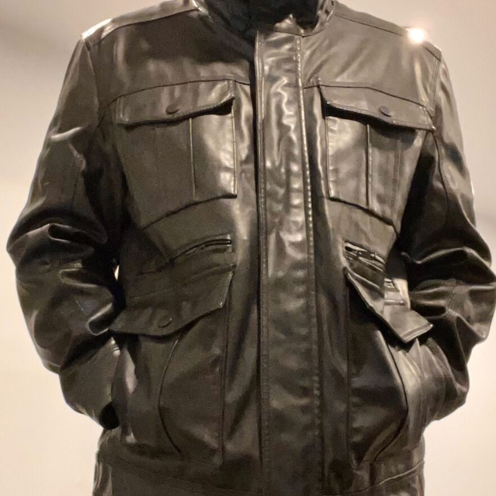 Tommy Hilfiger men designer luxury jacket Black
